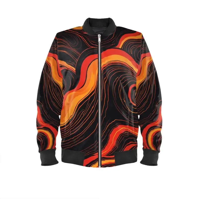 Lava Flow Bomber Jacket