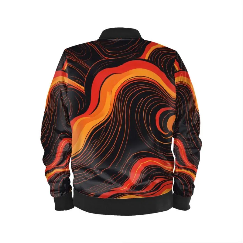 Lava Flow Bomber Jacket