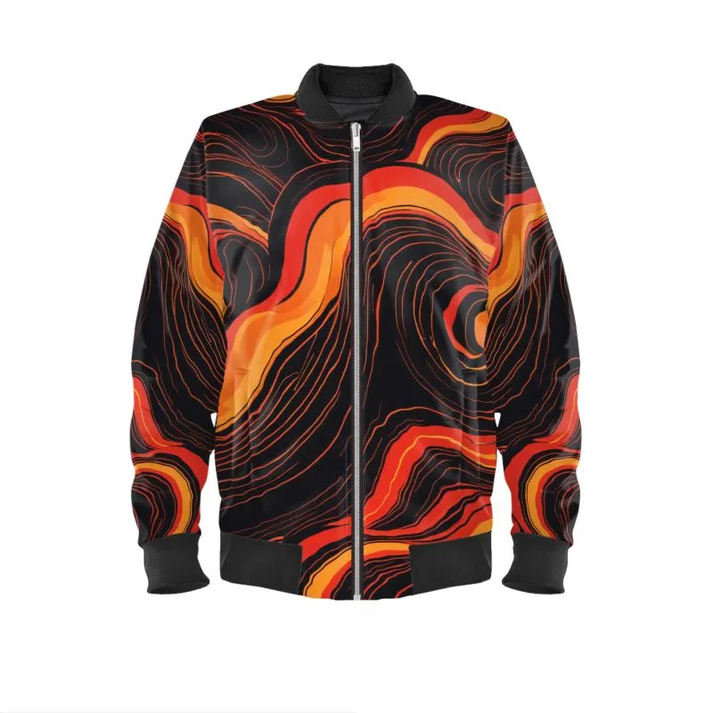 Lava Flow Bomber Jacket