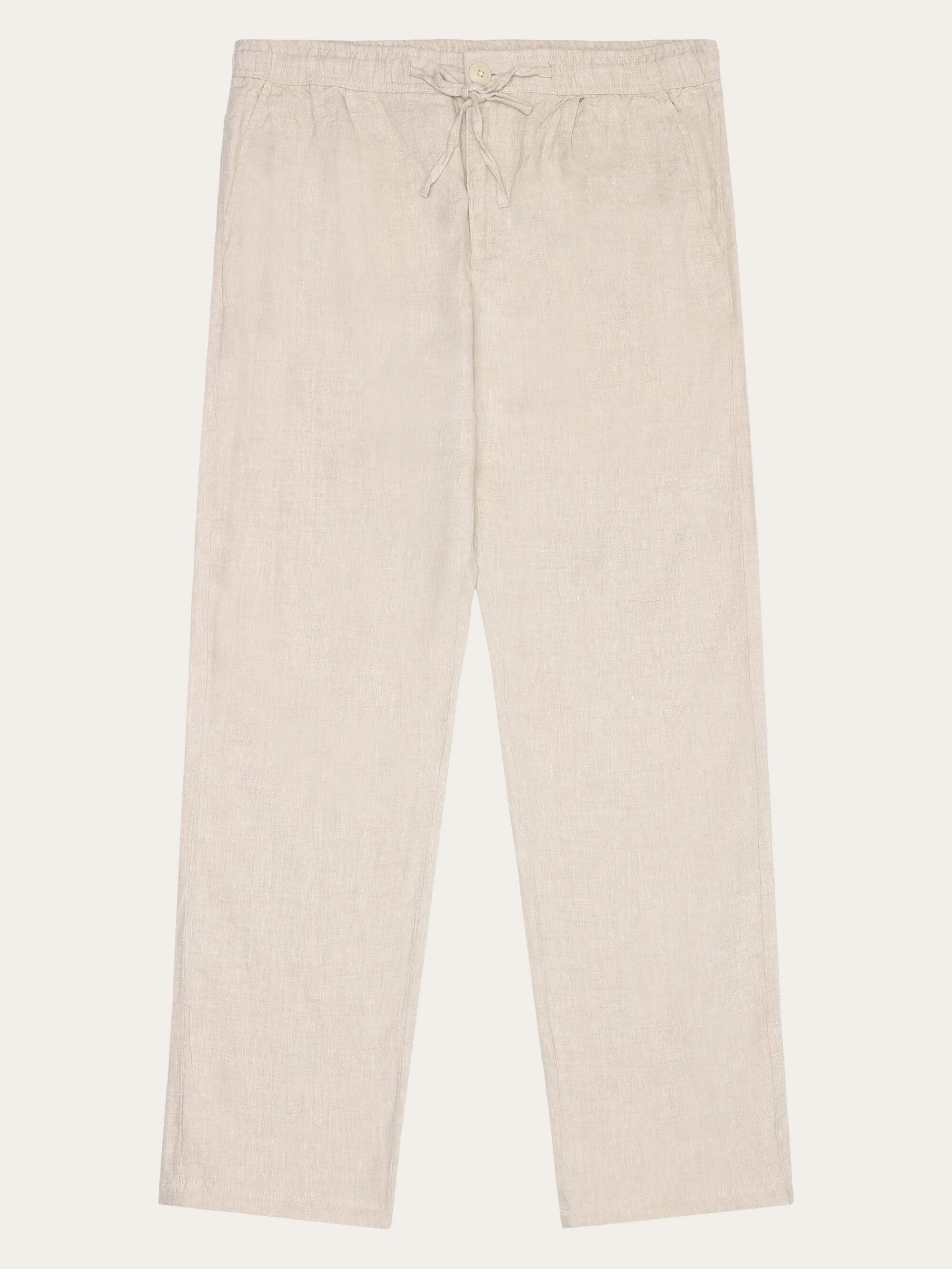 Loose linen pant - Light feather gray