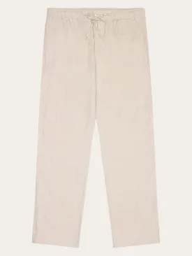 Loose linen pant - Light feather gray