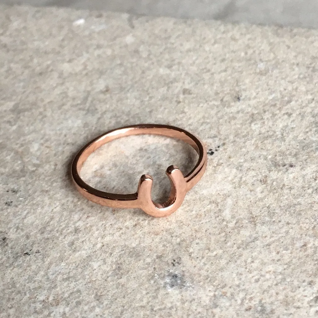 Lucky Horseshoe ring