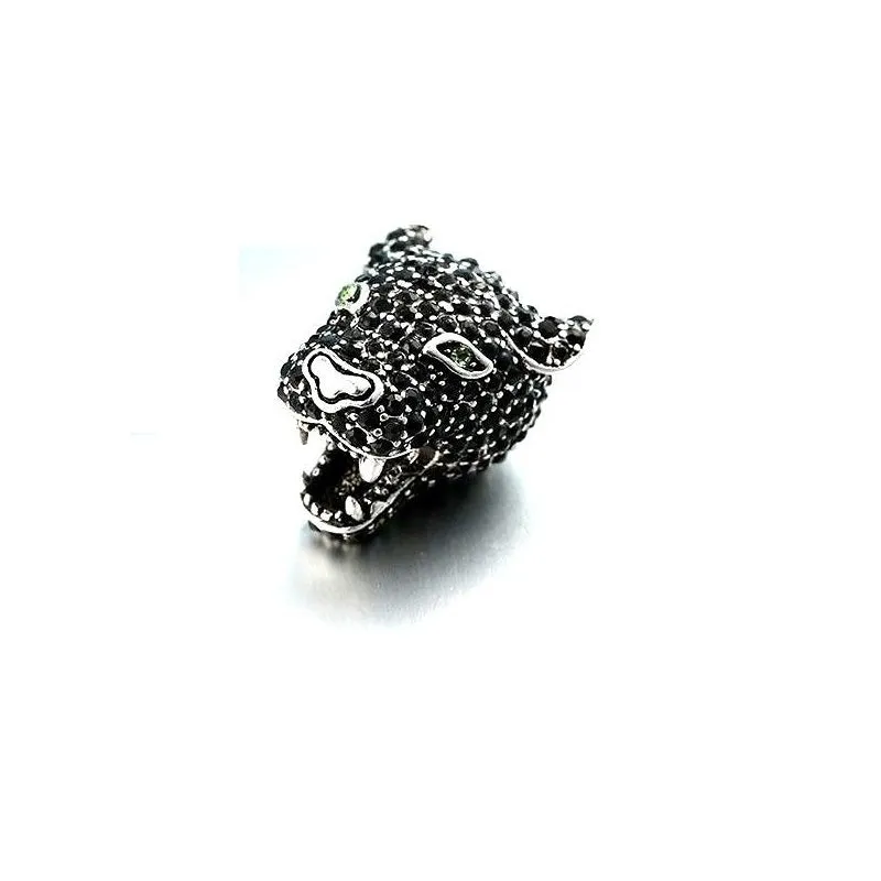 Luxe Cubic Zirconia Black Panther Charm