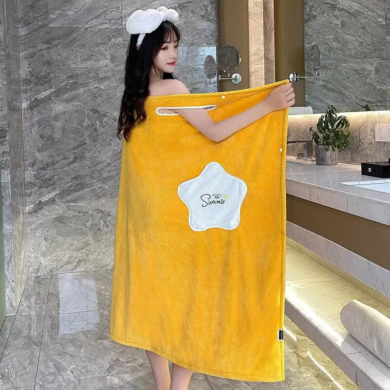 Luxurious Microfiber Bath Towel - Soft, Wearable, Beach Towel for Adults