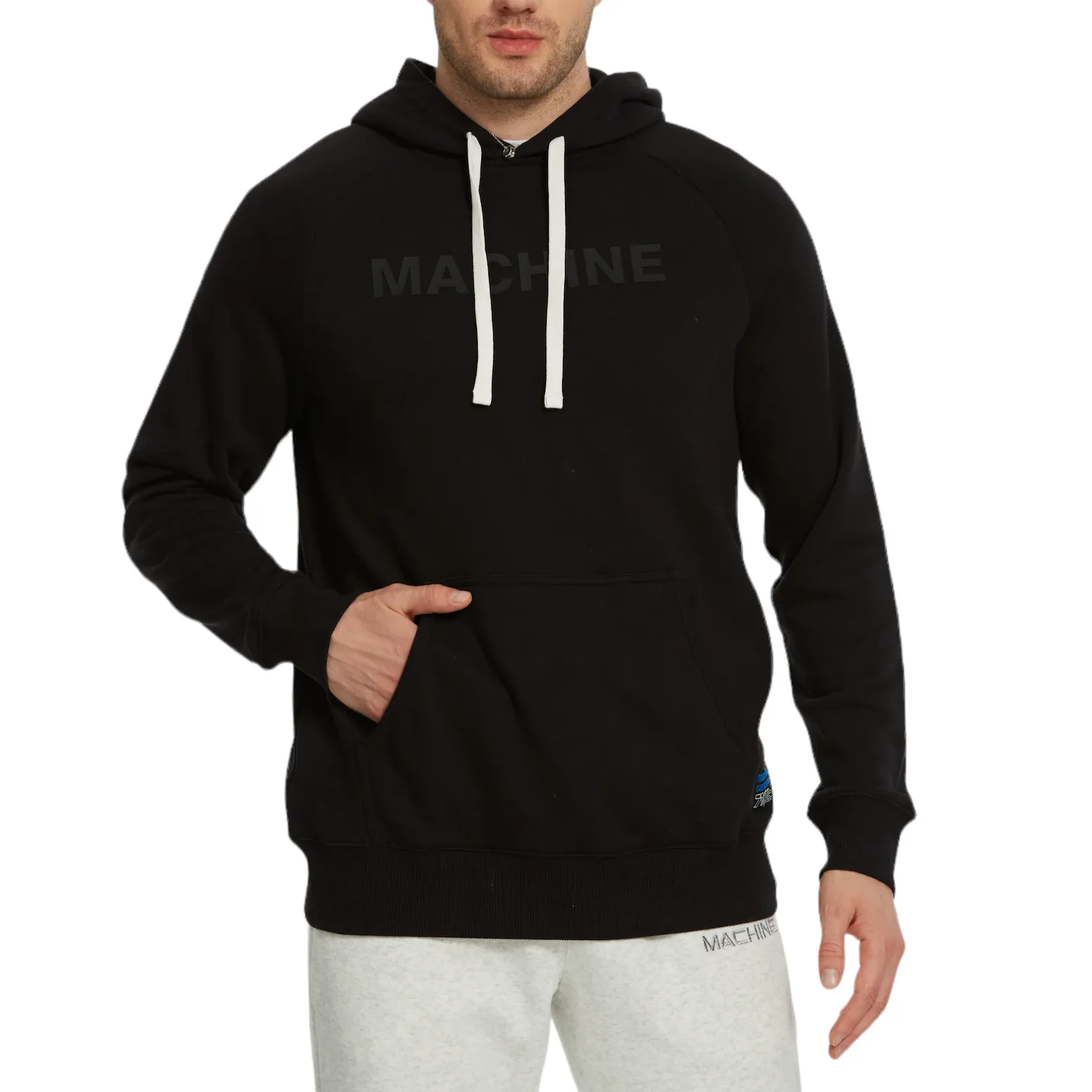 Machine Avenue 'N" the "MAN"Hoodie in Black 2.0