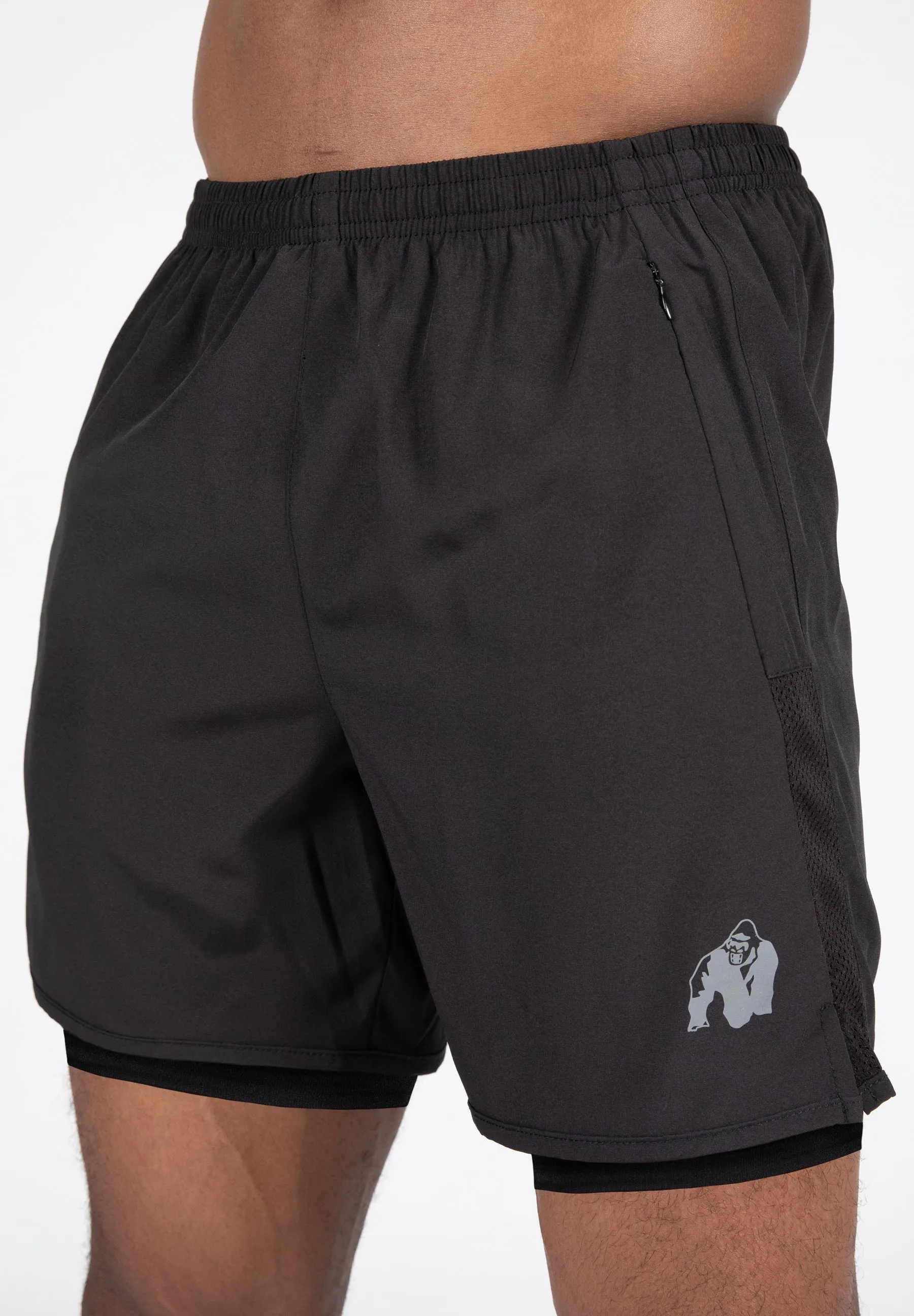 Modesto 2-In-1 Shorts - Black