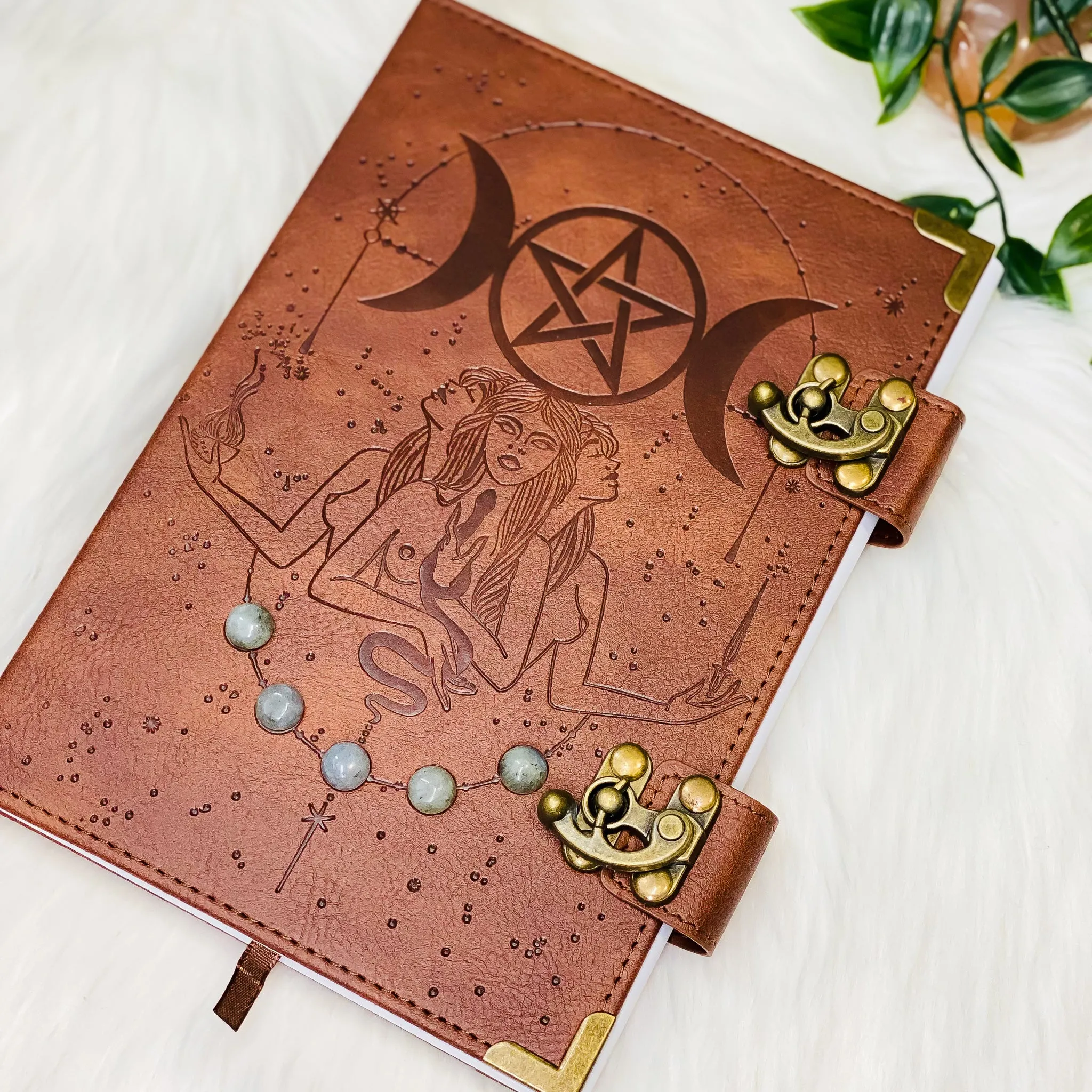 Moon Cycle Handmade Journal