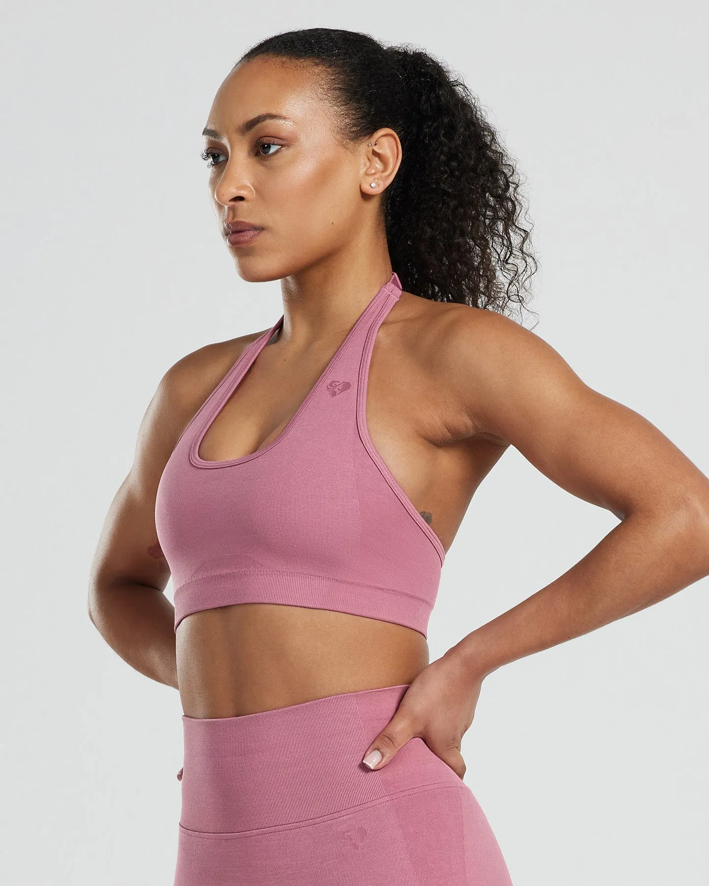 Motion Seamless Halter Bra | Heather Rose