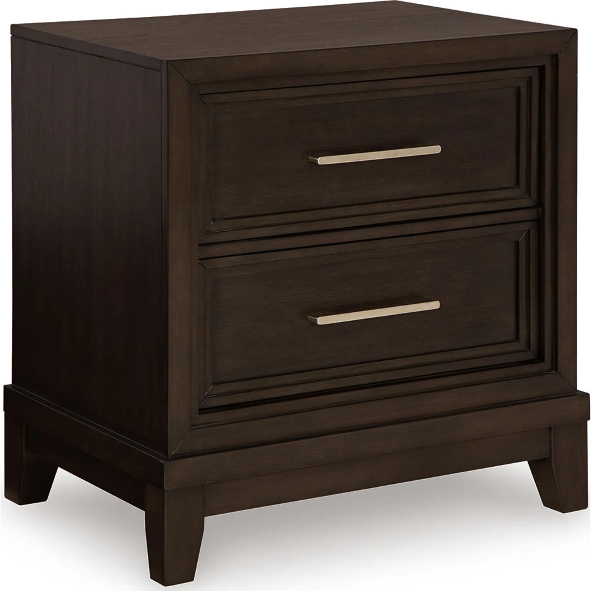 Neymorton Nightstand - Dark Grayish Brown