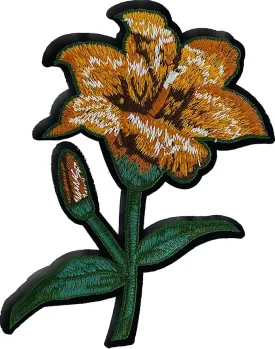 Orange Tiger Feel Lily Patch