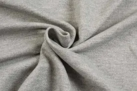 Organic Cotton Fleece, Soft touch - Light Grey