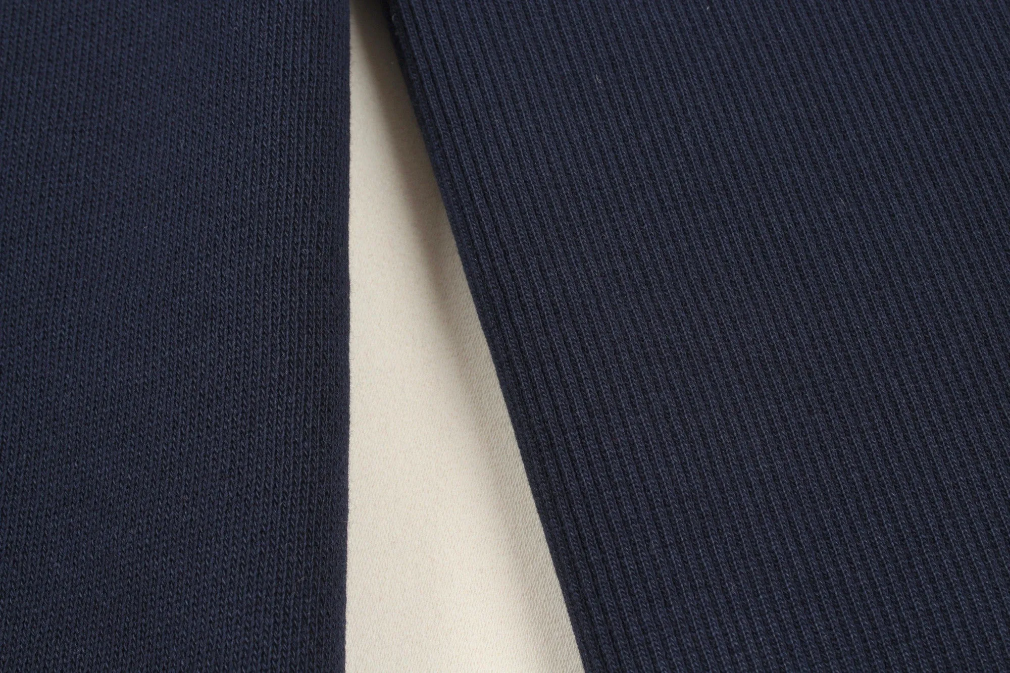 Organic Cotton Fleece, Soft touch - Navy