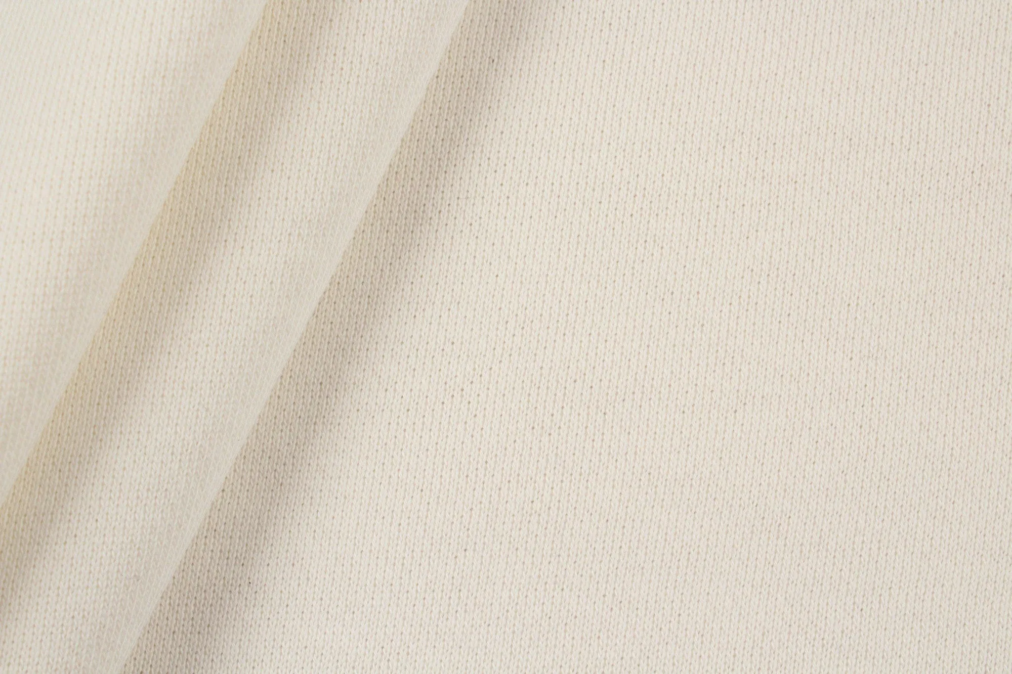 Organic Cotton Fleece, Soft touch - Off-white