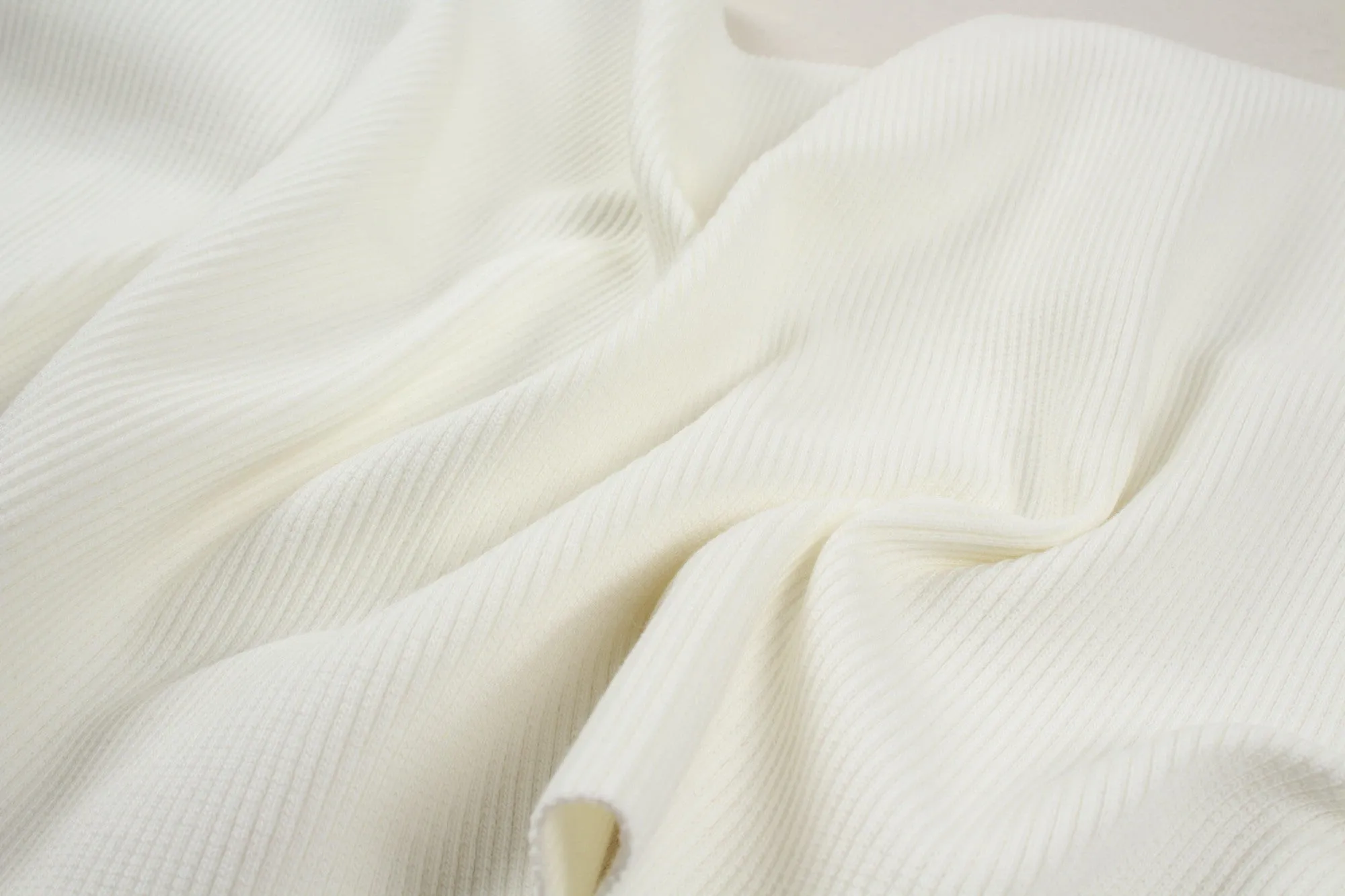 Organic Cotton Fleece, Soft touch - Off-white