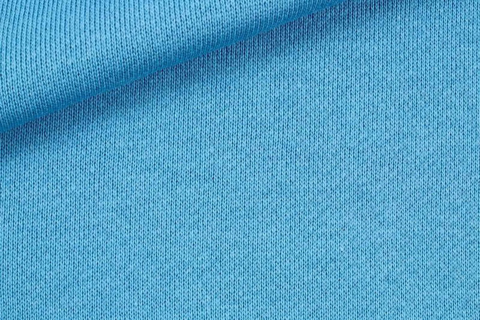 Organic Cotton Fleece, Soft touch - Quilt Blue