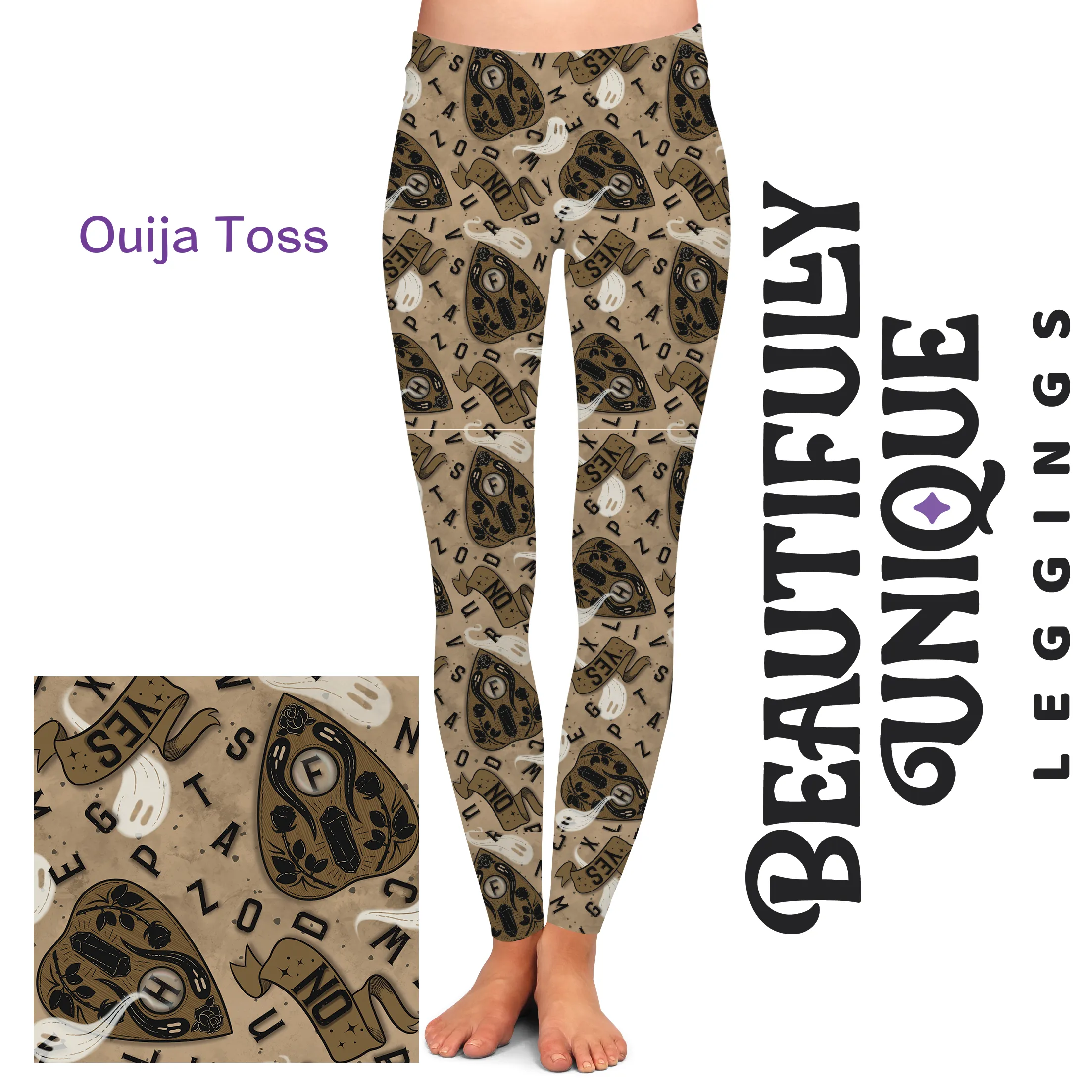 Ouija Toss (Semi-Exclusive) - High-quality Handcrafted Vibrant Leggings