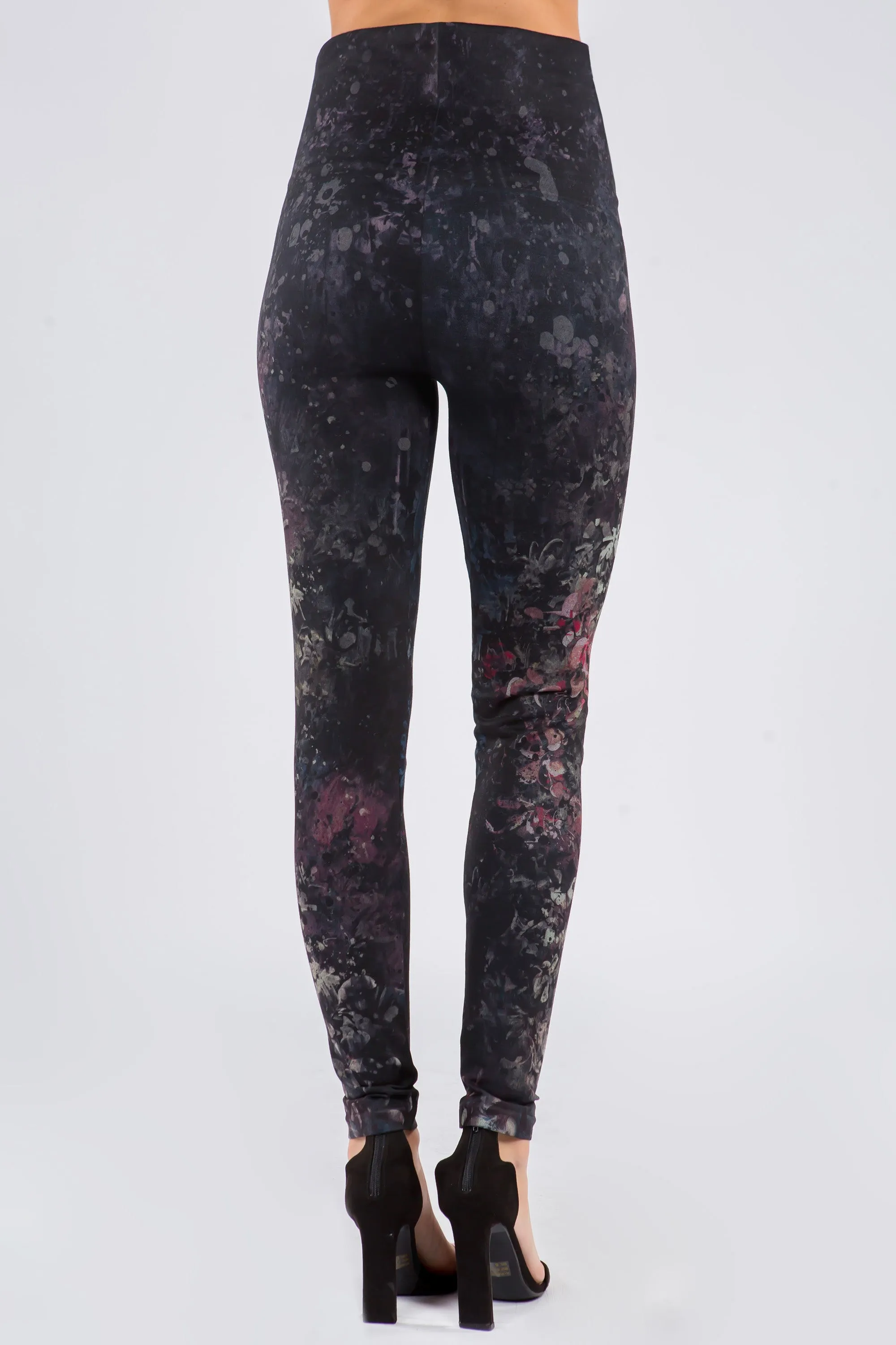 Pinkie Jasmine Floral Cascade Printed Leggings