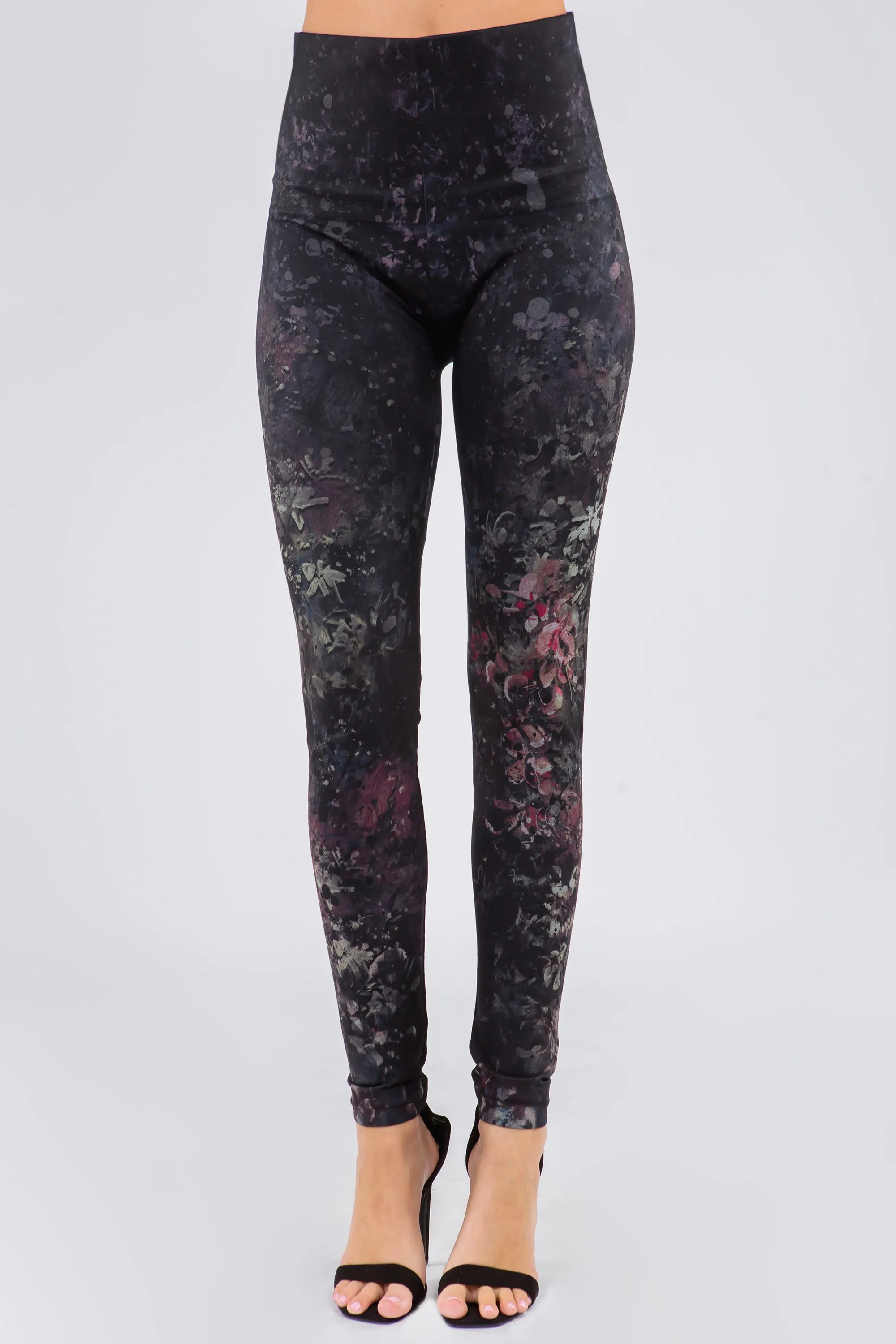 Pinkie Jasmine Floral Cascade Printed Leggings