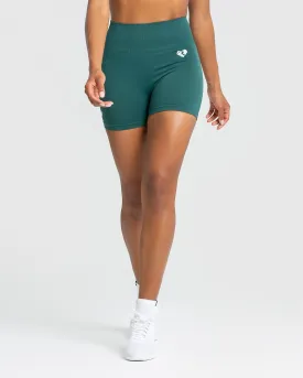 Power Seamless Shorts | Forest Green