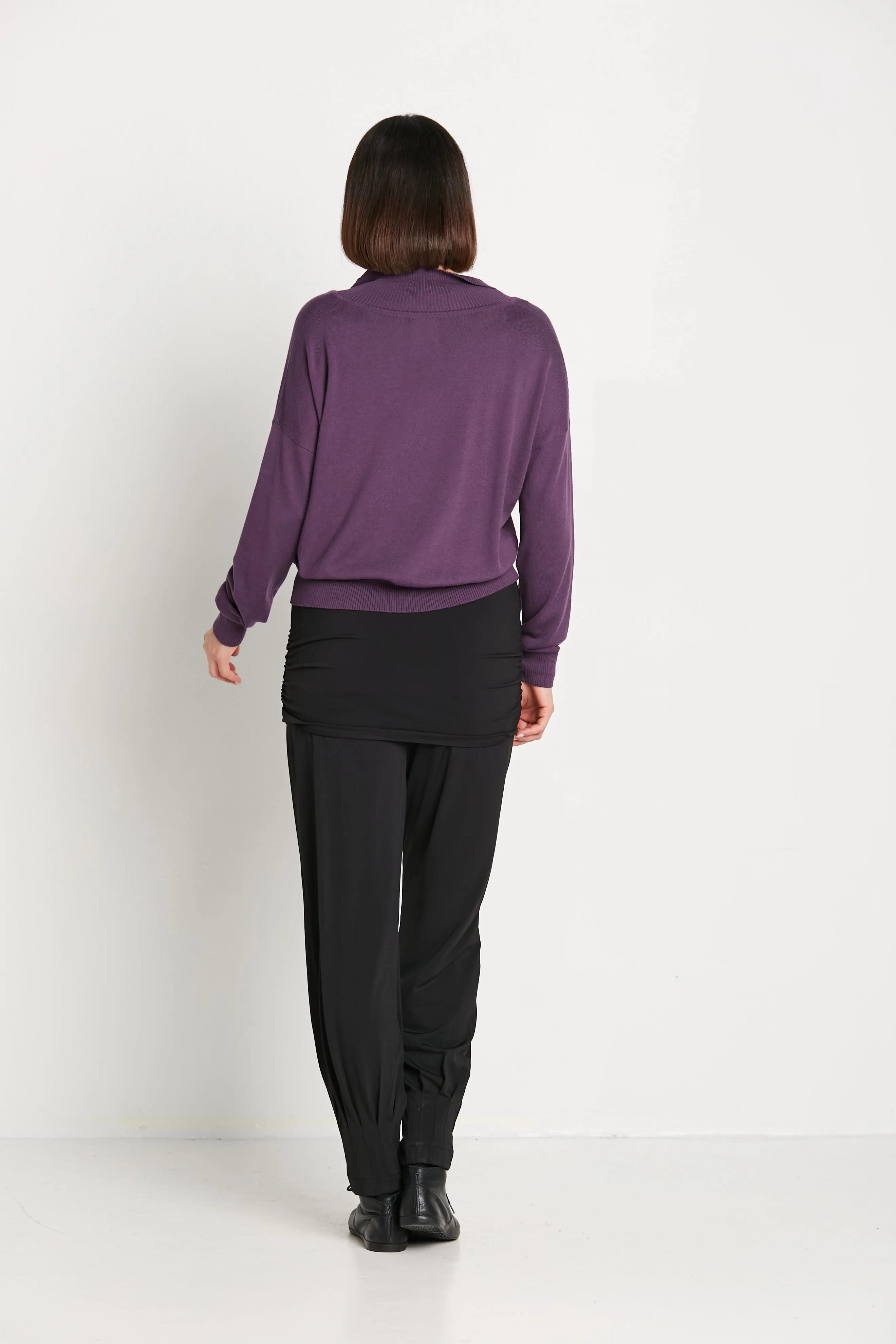 Preppy Sweater | Plum