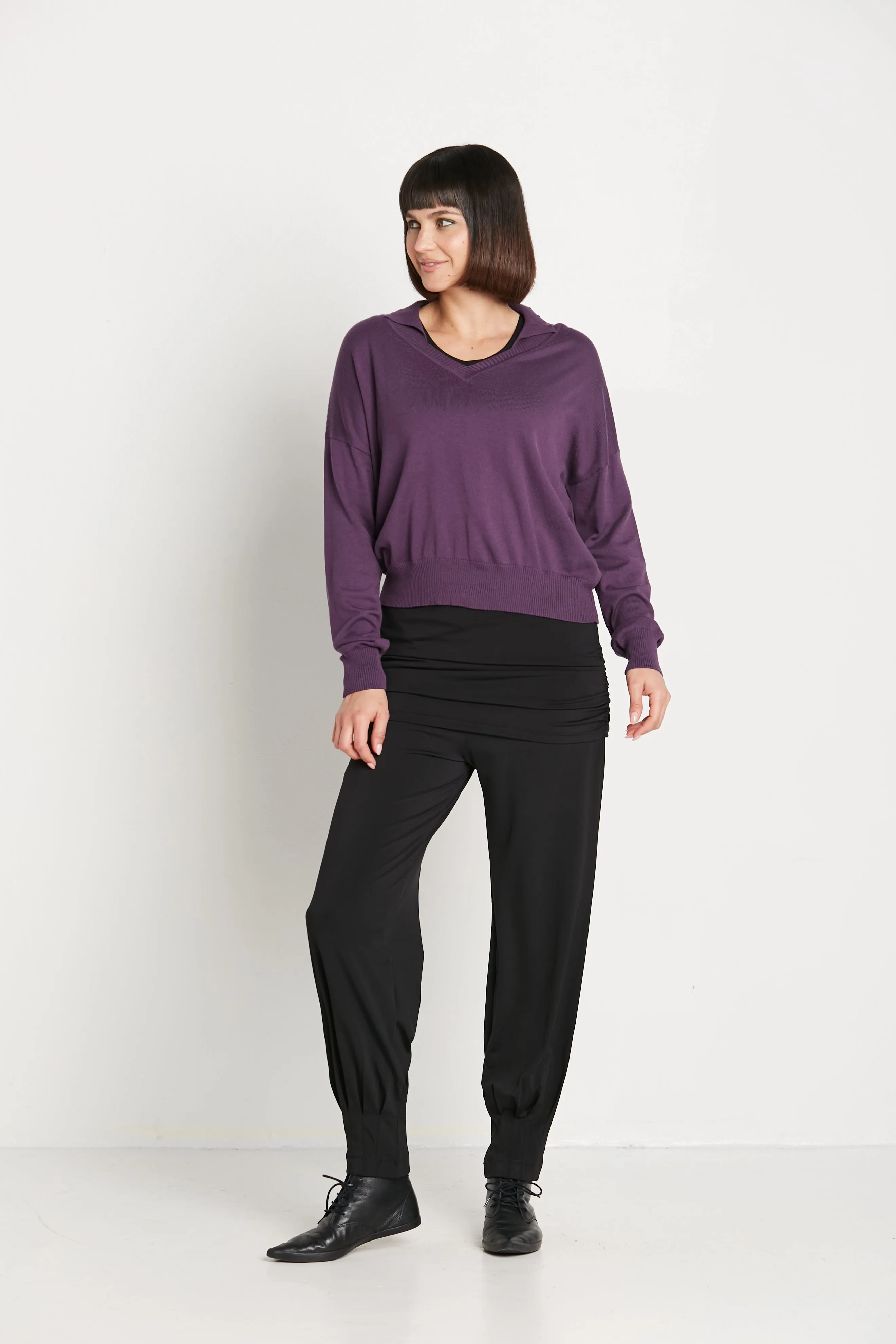 Preppy Sweater | Plum