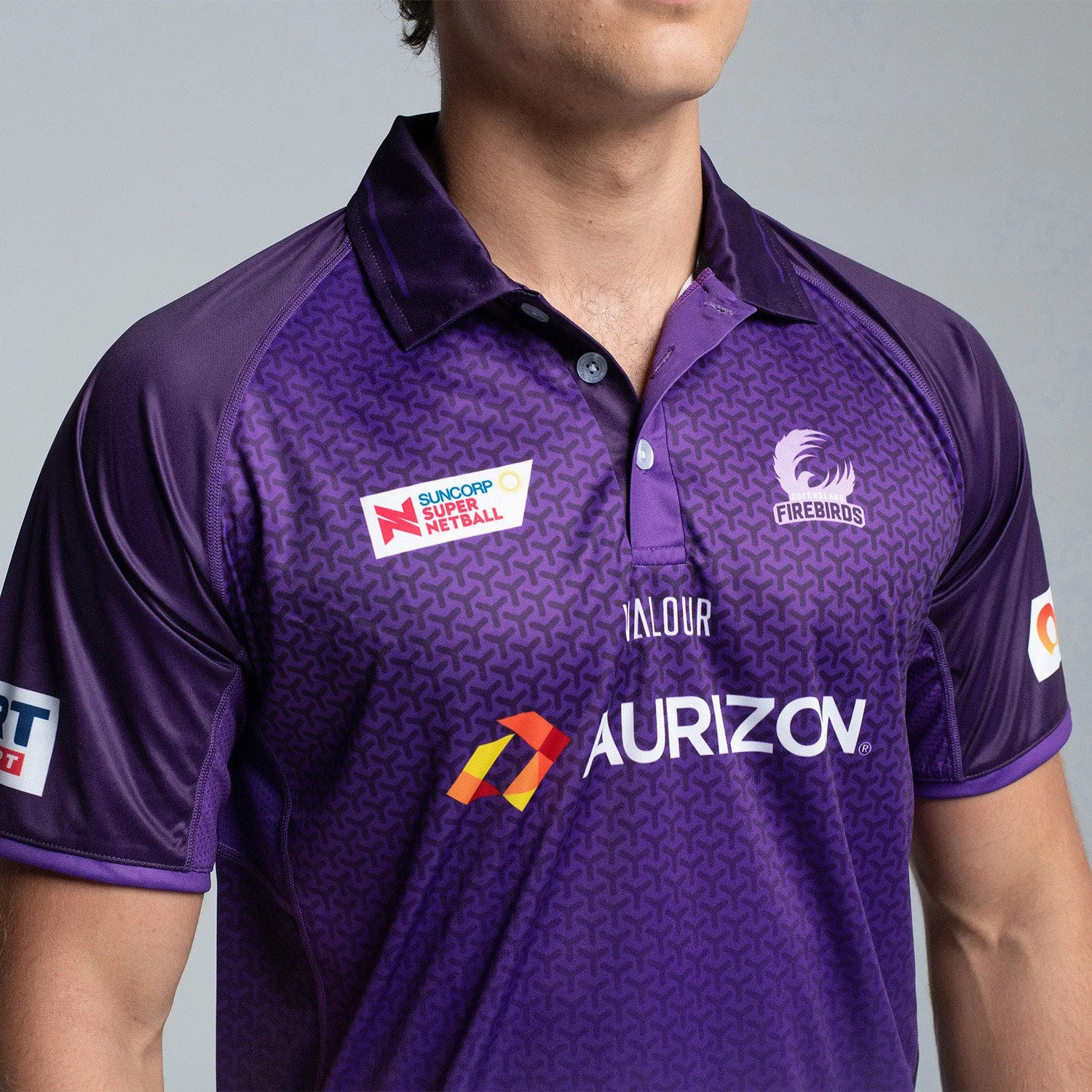 Queensland Firebirds Unisex Replica Polo