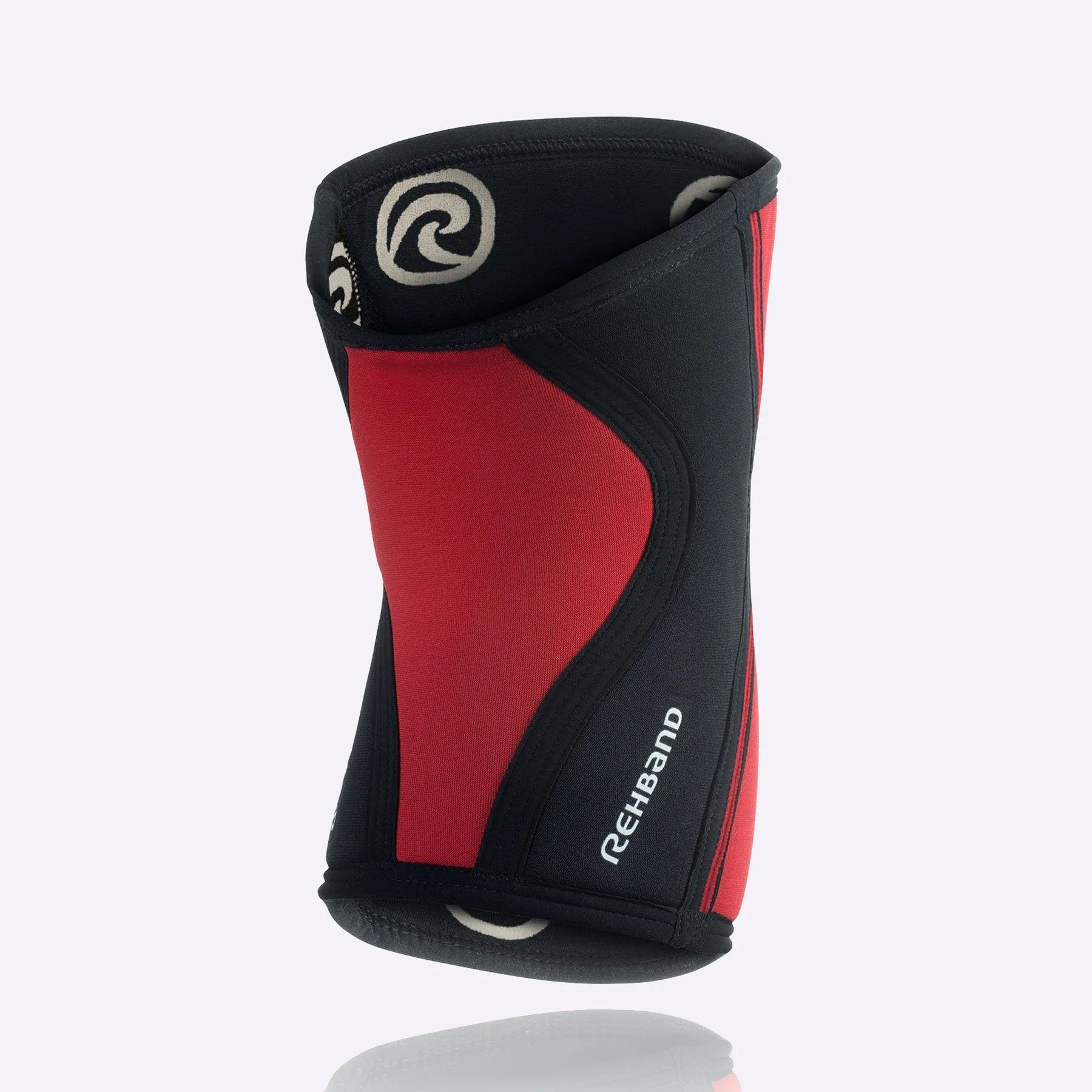 Rehband RX Knee Sleeve 5mm Red/Black - SINGLE