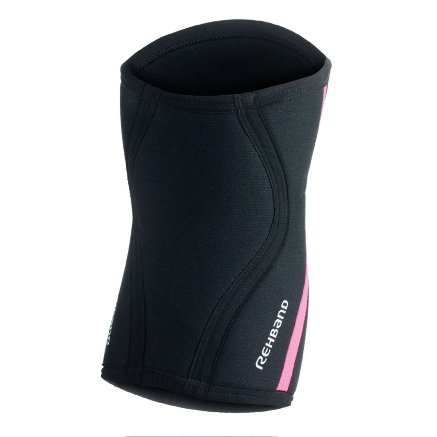 Rehband RX Knee Sleeve - 7mm - Black/Pink - SINGLE