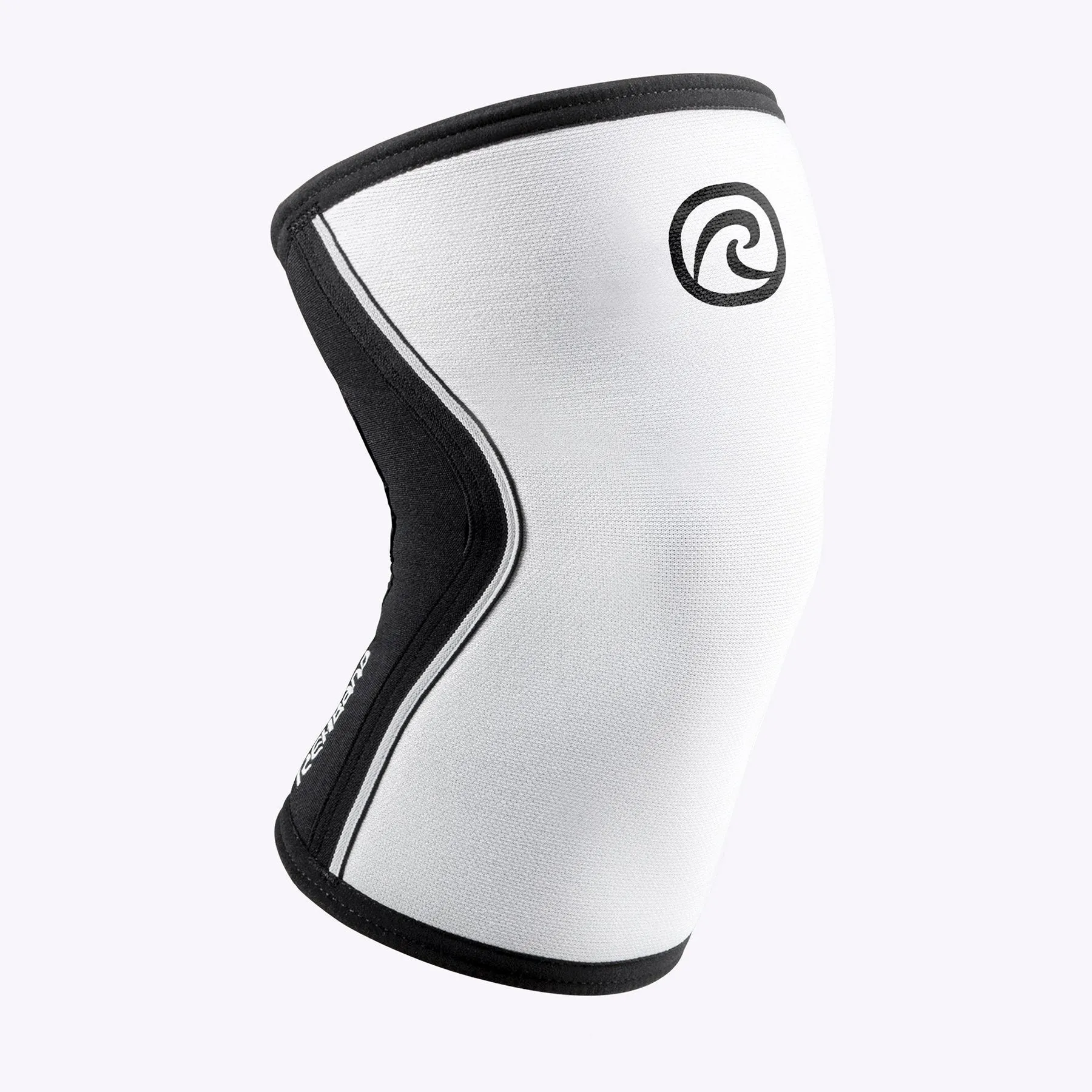 Rehband RX Knee Sleeve 7mm White/Black - SINGLE