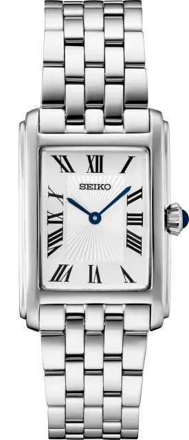 Seiko Essentials Quartz Tank Dress Watch