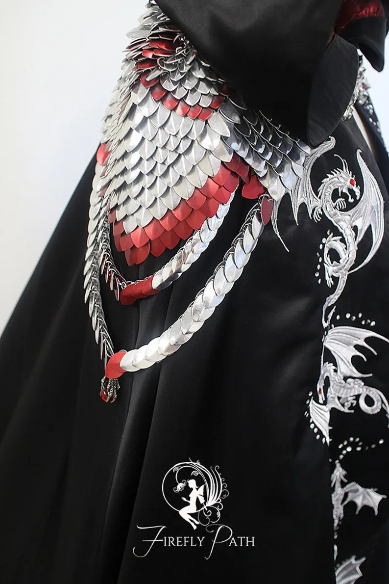 Sewing Pattern: Dragon Embroidery / Shoulder Scalemale