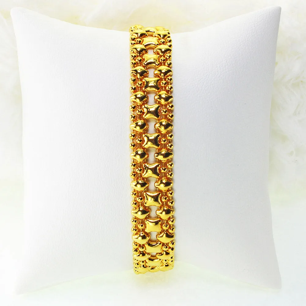 SG Liquid Metal MINI-A-G24K Gold 24K Finish Bracelet by Sergio Gutierrez