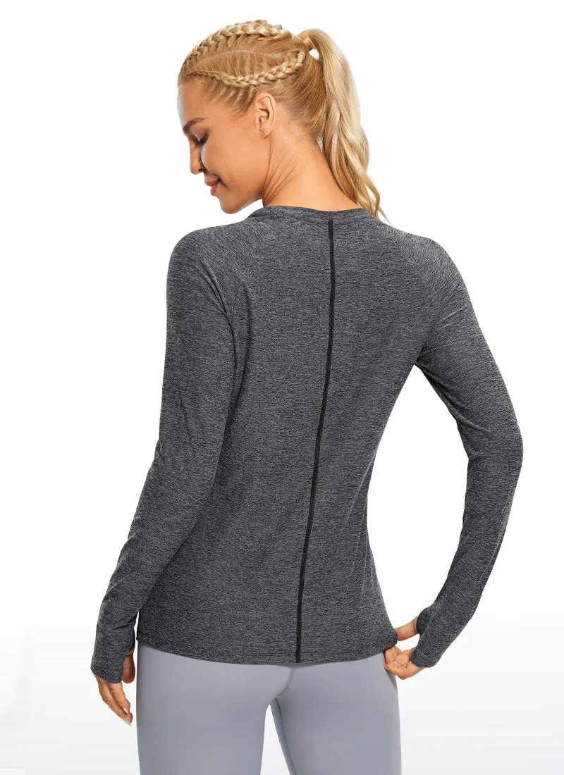 Soft Heather Long Sleeves Thumbholes