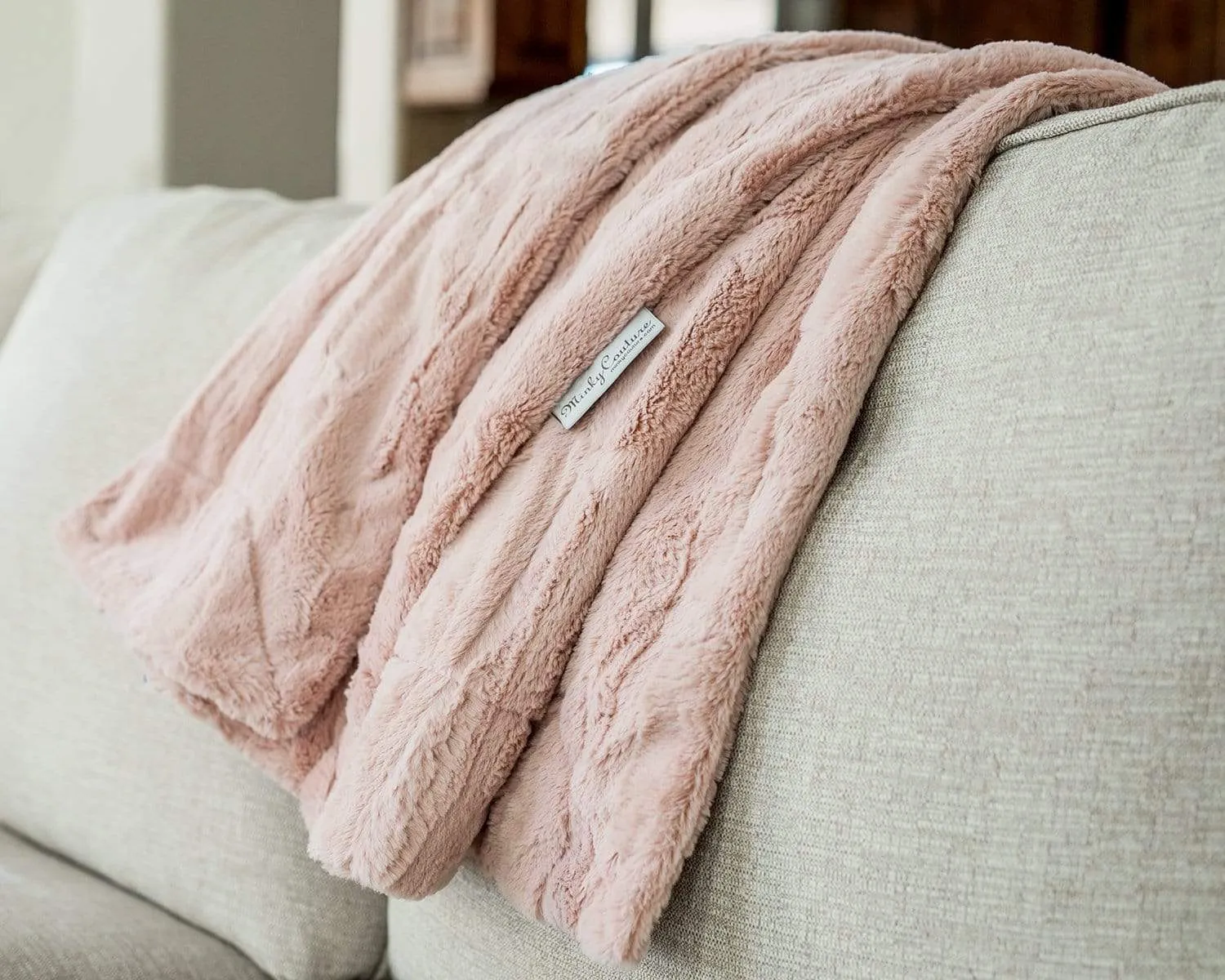 Sorbet Blush Pink Blanket