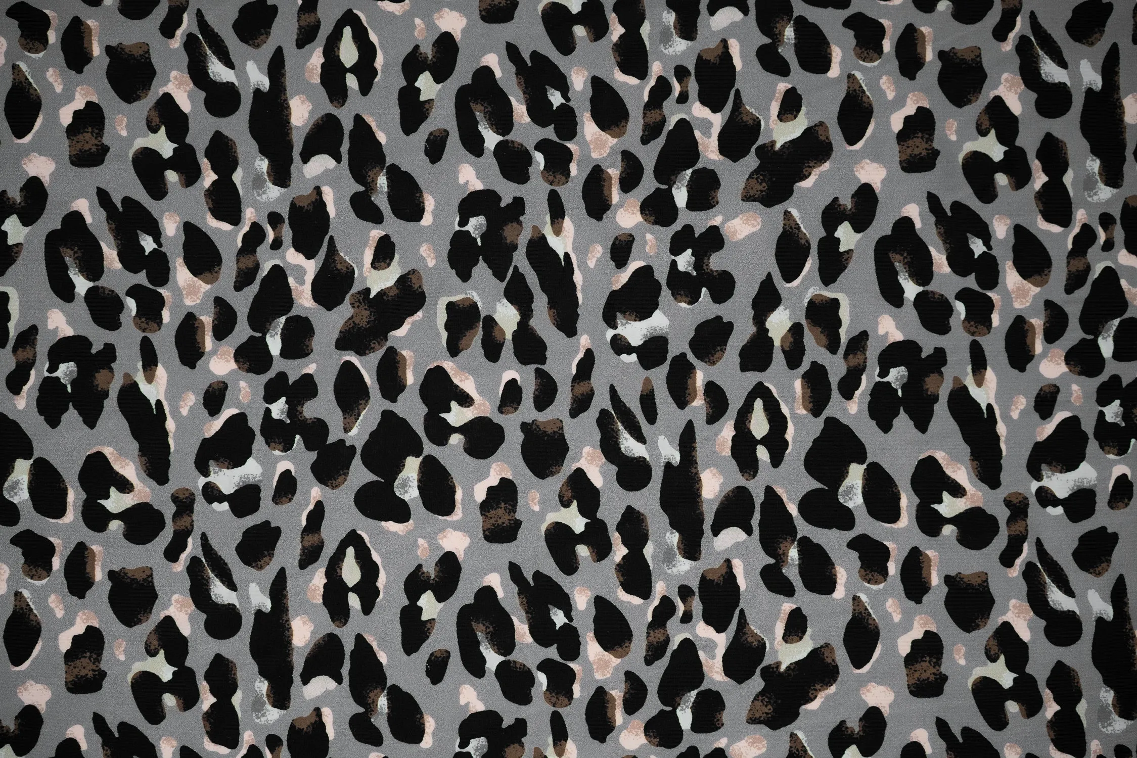 Sporty Leopard Printed Spandex Fabric | Blue Moon Fabrics