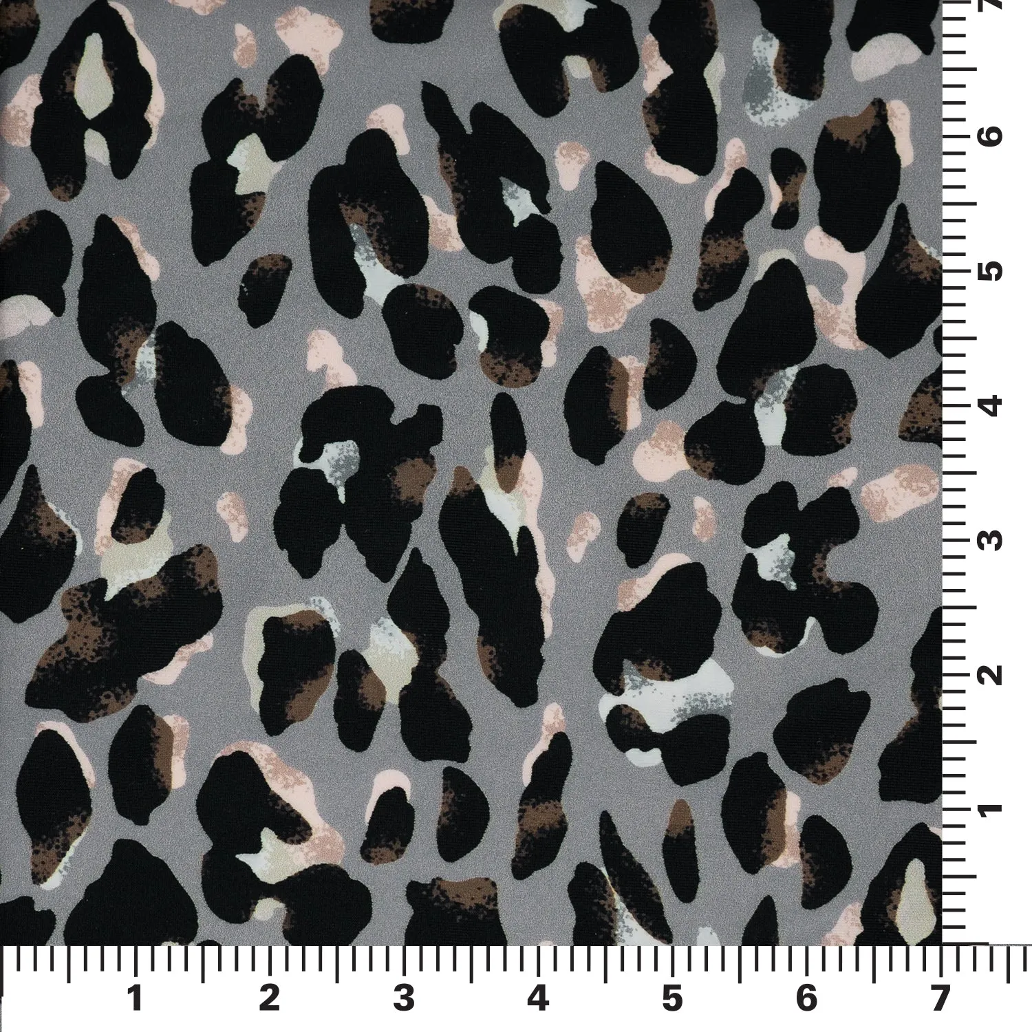 Sporty Leopard Printed Spandex Fabric | Blue Moon Fabrics