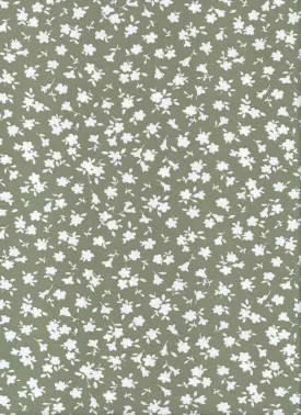 SUPER SOFT POLYESTER SPANDEX DBP / DTY BRUSHED DITSY FLORAL [NFF210517-009]