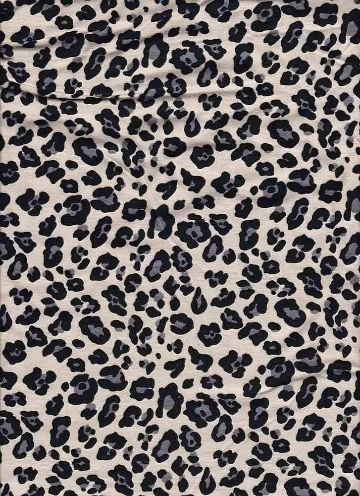 SUPER SOFT POLYESTER SPANDEX DBP / DTY BRUSHED LEOPARD [NFA190845B-009]