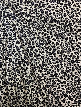 SUPER SOFT POLYESTER SPANDEX DBP / DTY BRUSHED LEOPARD [NFA190845B-009]