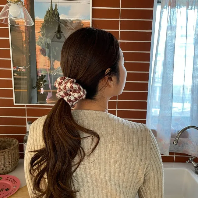 TANIA Tweed scrunchies