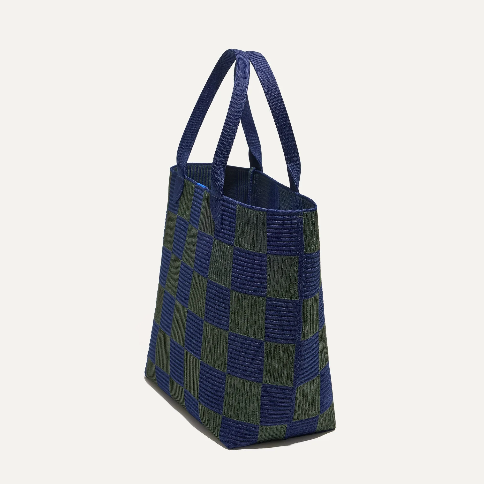 The Lightweight Tote - Checker Blue