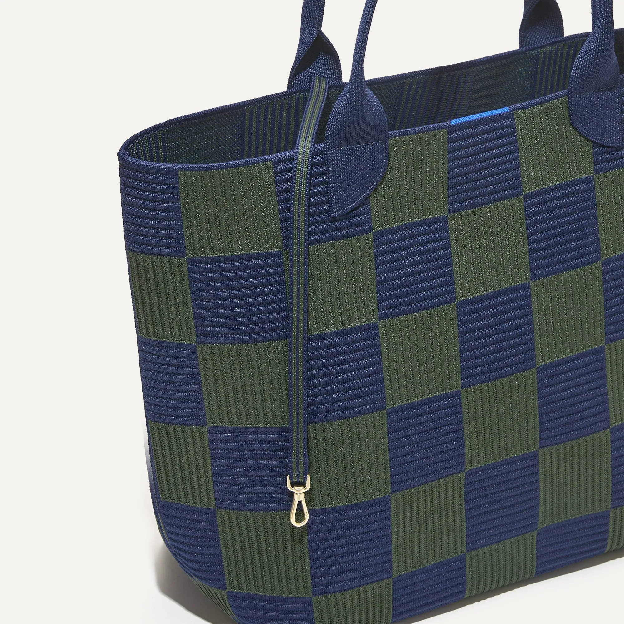 The Lightweight Tote - Checker Blue