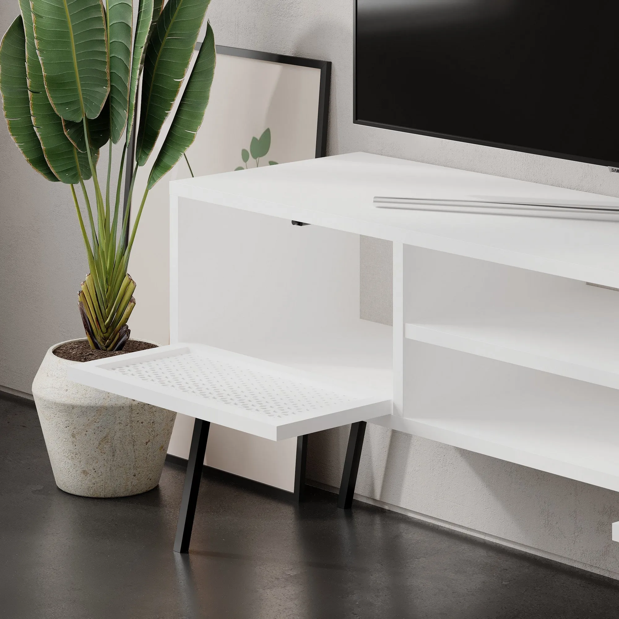 TV Stand Naive - White