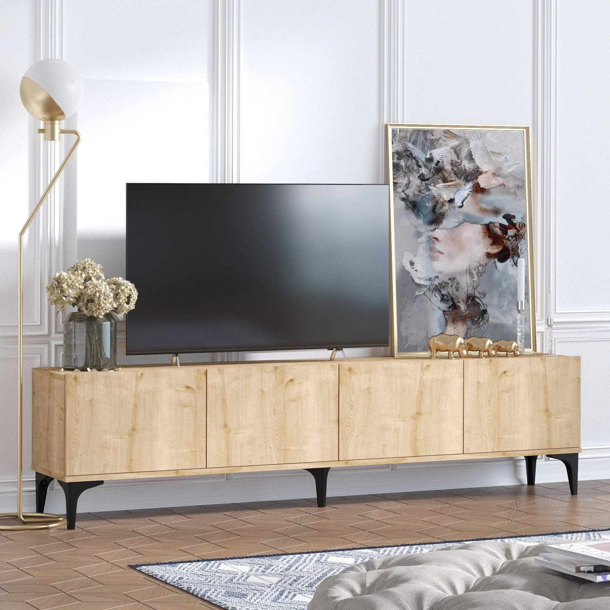 TV Stand Nora - Sapphire Oak