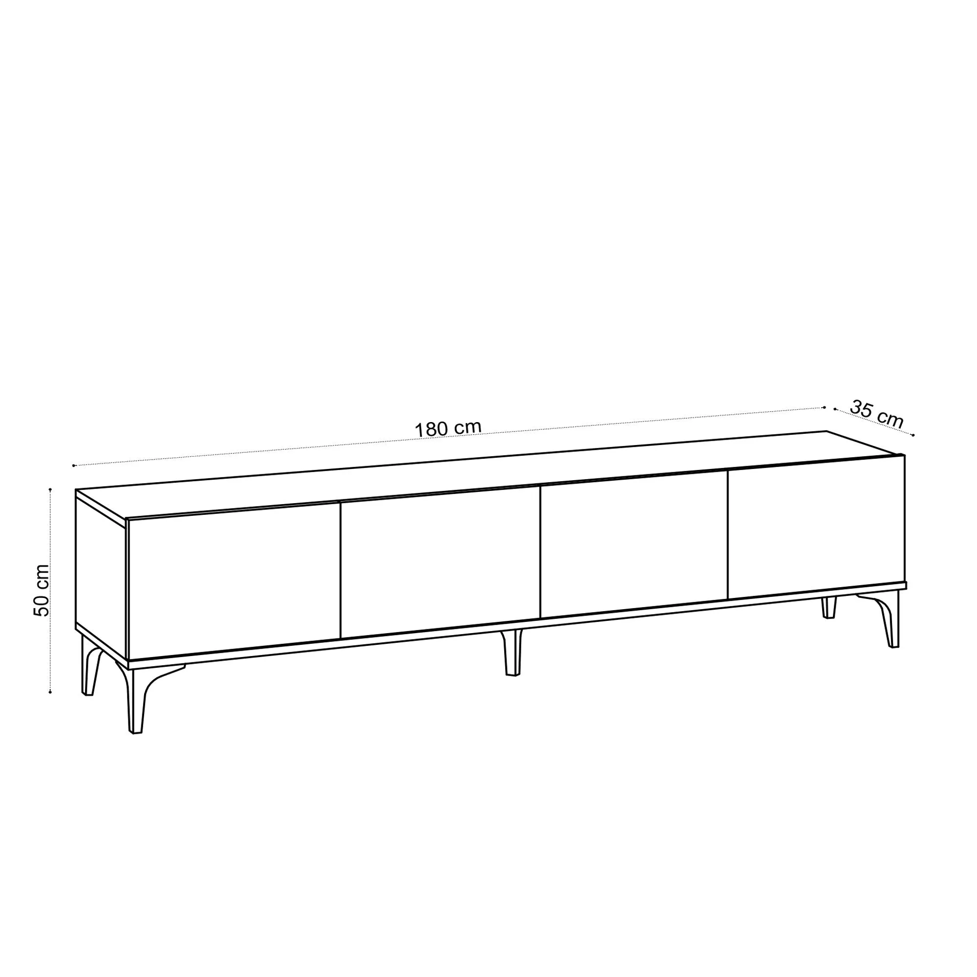 TV Stand Nora - Sapphire Oak