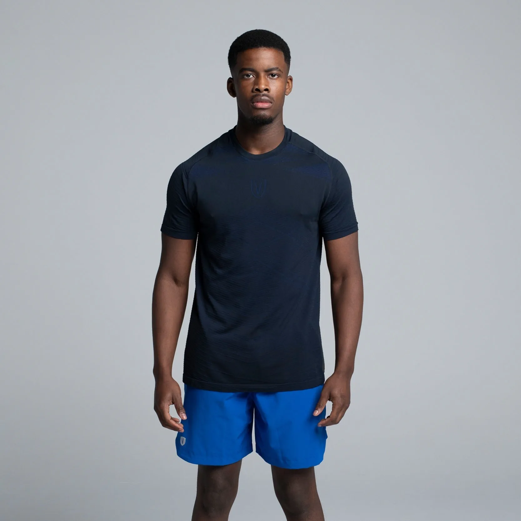 Valour Active Unisex V-Knit Tee - Ink