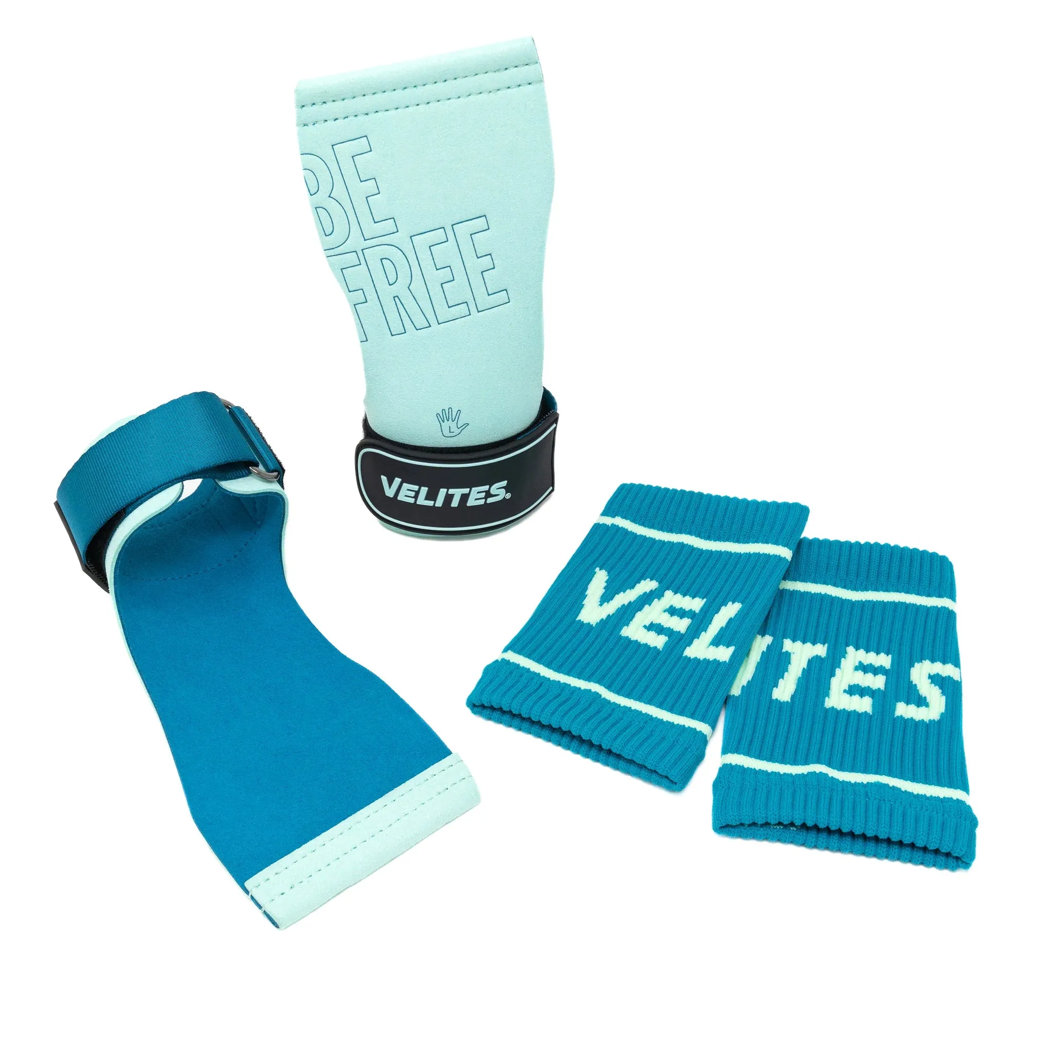 Velites Quad Pro Hand Grips Light Blue