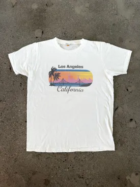 Velva Sheen Los Angeles California White T-Shirt