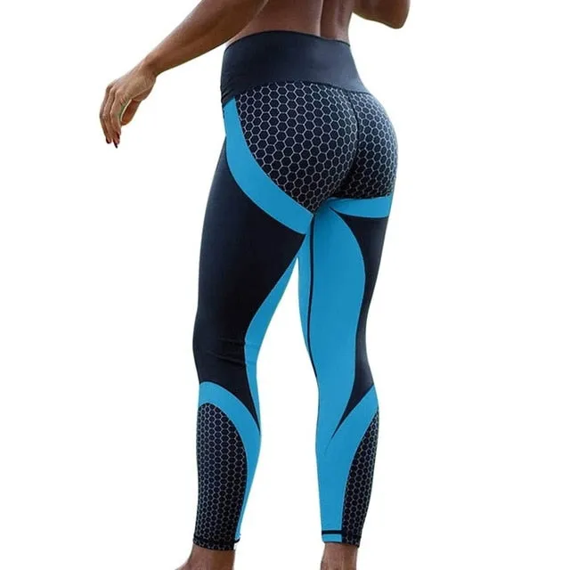 YBFDO 2021 New Sport Leggings Women Yoga Pants Workout Fitness Jogging Running Gym Tights Stretch Compression Tights Sportswear