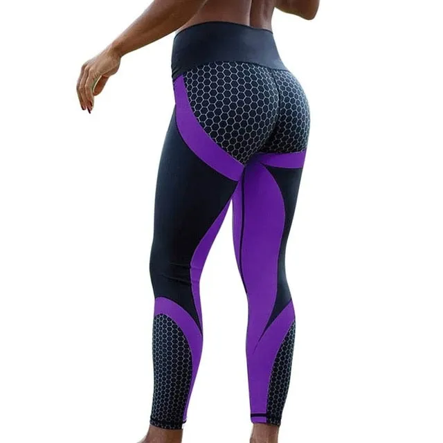 YBFDO 2021 New Sport Leggings Women Yoga Pants Workout Fitness Jogging Running Gym Tights Stretch Compression Tights Sportswear